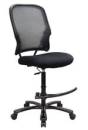 Office Star - Big Man's Dark AirGrid® Back with Black Mesh Seat Double Layer Seat  Drafting Chair