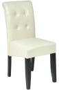 Office Star - OSP Designs Tufted Parsons Dining Chair in Eco Leather