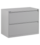 Office Star - OSP 36" Wide 2 Drawer Lateral File With Lock & Adjustable Glides