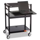 Safco - Steel Projector Cart, 27w x 18d x 36h, Black