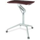 Ergonomic Accessories - Sit to Stand Desks - Lorell - Lorell Laminate Top Mobile Laptop Caddy