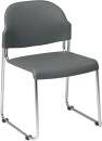 Office Star - 2 Pack Stack Chair with Plastic Seat and Back - Image 3
