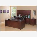 Lorell - Lorell Essentials Bowfront Desk Shell 70.9" x 41.4" x 29.5" x 1" - Image 4