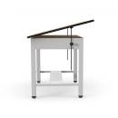 Safco - Ranger Steel 4-Post Drawing Tables only. No Drawers 48”W x 37.5”D** Custom Made - Image 3