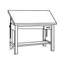 Safco - Ranger Steel 4-Post Table 48” W x 37.5” D with Tool Drawer and Shallow Drawer**Custom Made - Image 4