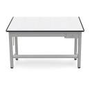 Safco - Ranger Steel 4-Post Table 84” W x 43.5” D with Tool Drawer and Shallow Drawer** Custom Made - Image 1