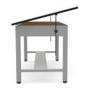 Safco - Ranger Steel 4-Post Table 84” W x 43.5” D with Tool Drawer and Shallow Drawer** Custom Made - Image 2
