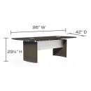 Tables - Conference Tables - Safco - Napoli® Conference Table, 8’ L