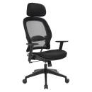 Office Star - Professional AirGrid® Back and Mesh Seat Chair with Adjustable Headrest - Image 2