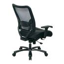 Office Star - Big Man's Double AirGrid® Back and Layered Leather Seat Ergonomic Chair with Built-in Adjustable Lumbar Support - Image 2