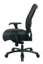 Office Star - Big Man's Double AirGrid® Back and Layered Leather Seat Ergonomic Chair with Built-in Adjustable Lumbar Support - Image 11