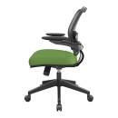 Office Star - Deluxe AirGrid® Back Chair with Custom Fabric Seat and Cantilever Arms - Image 2