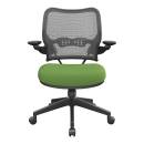 Office Star - Deluxe AirGrid® Back Chair with Custom Fabric Seat and Cantilever Arms - Image 4