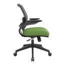 Office Star - Deluxe AirGrid® Back Chair with Custom Fabric Seat and Cantilever Arms - Image 6