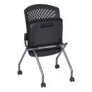 Office Star - Deluxe Armless Folding Chair with ProGrid Back (2 Pack) - Image 4