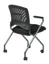 Office Star - Deluxe Folding Chair with ProGrid Back and Arms (2 Pack) - Image 2