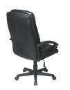 Office Star - Deluxe High Back Executive Black Eco Leather Chair. - Image 2