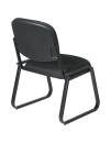 Office Star - Deluxe Sled Base Armless Chair with Designer Plastic Shell - Image 2