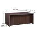 Safco - Aberdeen® Series 72” Bow Front Desk - Image 3