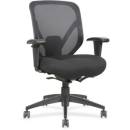 Seating - Mesh - Lorell - Lorell Self-tilt Mid-back Chair