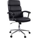 Seating - Task Seating - Lorell - Lorell Leather High-back Chair