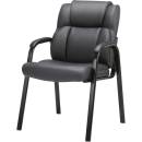 Lorell - Lorell Bonded Leather High-back Guest Chair - Image 4