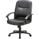 Lorell - Lorell Chadwick Managerial Leather Mid-Back Chair - Image 4