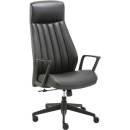 Seating - Lorell - Lorell High-Back Bonded Leather Chair