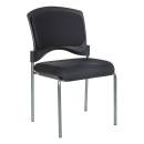 Office Star - Titanium Finish Armless Visitors Chair - Image 4