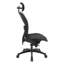 Office Star - EXCECUTIVE BLACK BREATHABLE MESH CHAIR WITH FLIP ARMS - Image 6