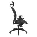 Office Star - EXCECUTIVE BLACK BREATHABLE MESH CHAIR WITH FLIP ARMS - Image 7