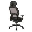 Office Star - PROFESSIONAL DELUXE BLACK BREATHABLE MESH BACK CHAIR - Image 4