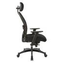 Office Star - PROFESSIONAL DELUXE BLACK BREATHABLE MESH BACK CHAIR - Image 5