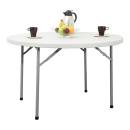 48" BT48Q Round Resin Folding Table, Powder Coated