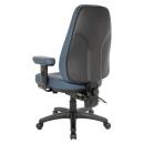 Office Star - DELUXE MULTI FUNCTION HIGH BACK BLACK DILLON PU CHAIR - Image 8