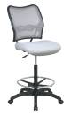 Office Star - Deluxe AirGrid® Back Drafting Chair with Black Mesh Seat - Image 2