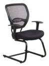 Seating - Mesh - Office Star - Professional AirGrid® Back Visitors Chair with Mesh Seat.