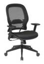 Office Star - Air Grid® Back and Mesh Seat Manager’s Chair with Adjustable Angled Arms, Adjustable Lumbar and Angled Nylon Base