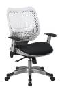 Office Star - Unique Self Adjusting Ice SpaceFlex®  Back and Shadow Mesh Seat Managers Chair. - Image 2