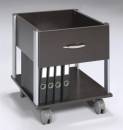 Desks - Office Star - X-Text Collection File Cabinet in Espresso with Silver Accents