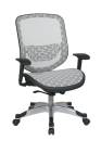 White DuraFlex with Flow Through Technology™  Seat and Back Chair