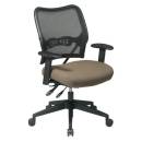 Seating - Mesh - Office Star - Deluxe Chair with AirGrid® Back and Custom Fabric Seat