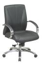 Seating - Executive - Office Star - Mid Back Executive Leather Office Chair
