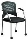 Stackable Guest Chair with Casters