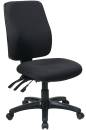 Office Star - High Back Dual function Ergonomic Chair with Ratchet Back Height Adjustment without Arms.