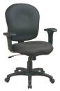 Seating - Task Seating - Office Star - Task Chair with saddle Seat  and Adjustable soft Padded Arms