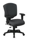Seating - Task Seating - Office Star - Mid Back Executive Chair with Ratchet Back and Adjustable Arms Control.