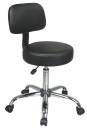 Seating - Drafting & Stools - Office Star - Office Star - Vinyl Medical Stool with Backrest