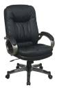 Office Star - Executive Eco Leather Chair with Padded Arms and Coated Base - Image 2