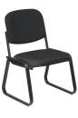Office Star - Deluxe Sled Base Armless Chair with Designer Plastic Shell - Image 1
